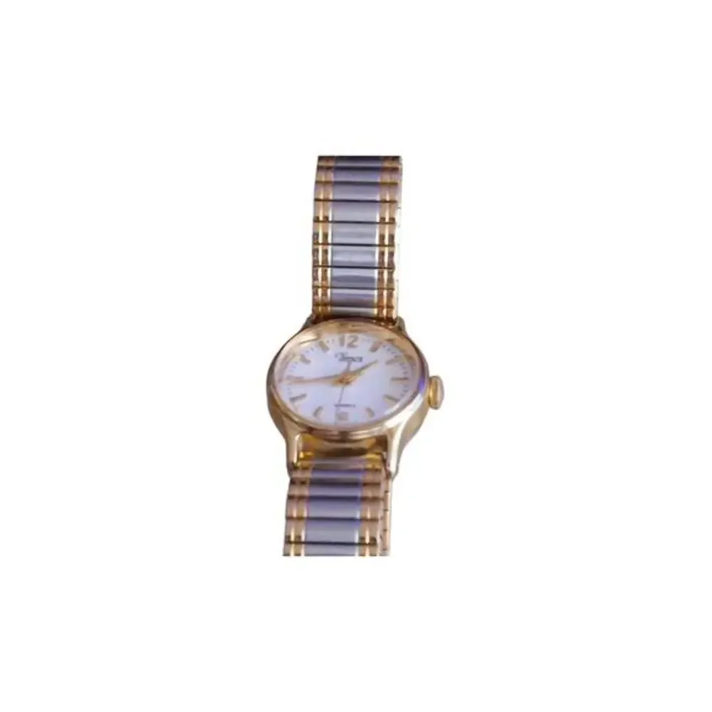 Vintage Women’s‎ Timex Watch Two Tone Metal Bracelet Analog New Battery